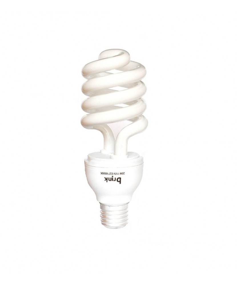 BOMBILLO AHORRADOR ESPIRAL 20W T3 BRINK