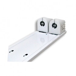 LAMPARA ELECT. COMERCIAL P/TUBO FLUORESC. 2X40W FERMETAL LAM-93
