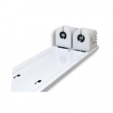 LAMPARA ELECT. COMERCIAL P/TUBO FLUORESC. 2X40W FERMETAL LAM-93