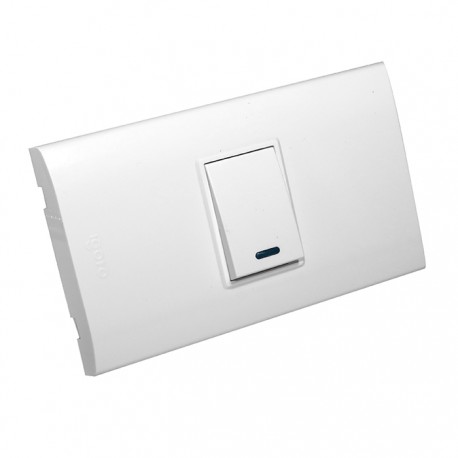 INTERRUPTOR SENCILLO E60B BLANCO IGOTO B512S-W