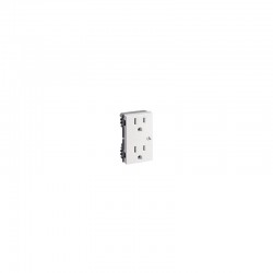 TOMA DOBLE 2P+T 15A COLOR BLANCO S25 plus SIMON Cod.25424-30