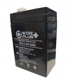 BATERIA SELLADA 6V 5A WIREPLUS