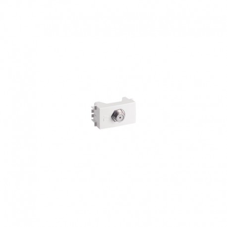 TOMA COAXIAL PARA TV COLOR BLANCO S25 plus SIMON Cod.25476-30