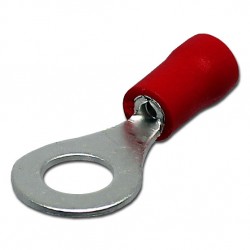 TERMINAL ANILLO 5/16"(ROJO) REF 05 22-16AWG RV1.25-8 DB TR0106 100 UNID.
