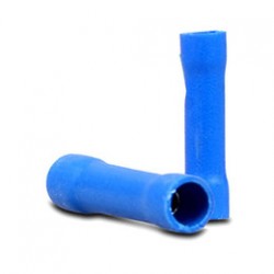 TERMINAL TUBULAR AZUL  BV2 DB TR0250 100 UNID.
