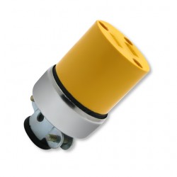TOMA HEMBRA AMARILLO/METAL 2P  MSA111-2S DB TO0301