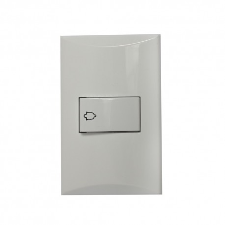 TIMBRE PULSADOR BLANCO S23 SIMON cod.23150-90