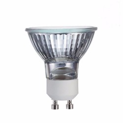 BOMBILLO DICROICO HAL GU10+C C/TAPA 110-130V 50W FERMETAL BOM-164