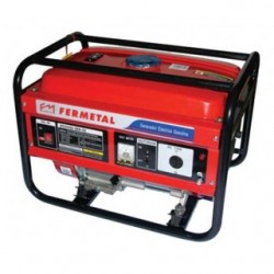 GENERADOR ELECTRICO GASOLINA 110V/220V 6500W FERMETAL GEN-06