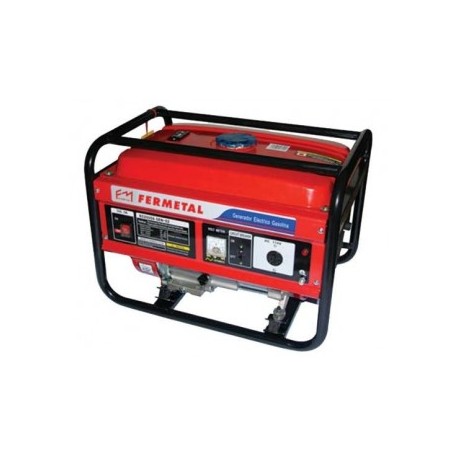 GENERADOR ELECTRICO GASOLINA 110V/220V 6500W FERMETAL GEN-06