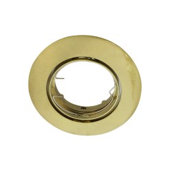 LAMPARA OJO DE BUEY EMB DORADA FERMETAL LAM-43