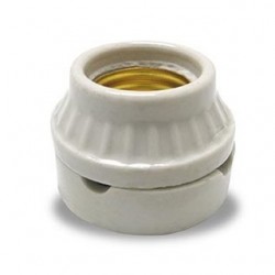 SOCATE DE PORCELANA 2 PIEZAS  E-27  M501 DB SO0201
