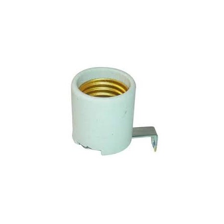 SOCATE DE PORCELANA C/P METAL  E-27  M519B DB SO0206