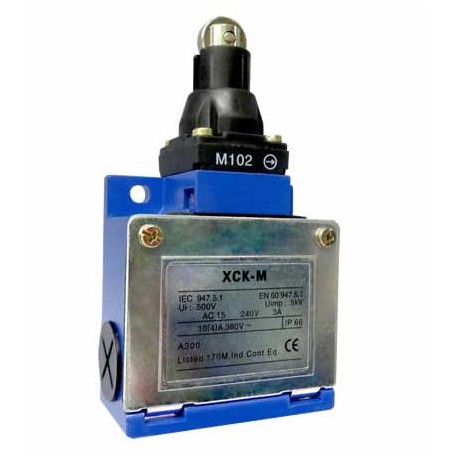 INTERRUPTOR CON PULSADOR Y ROLDANA  XCK-M102 DB IN2023