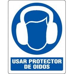 SEÃAL USAR PROTECTOR OIDOS OB-05