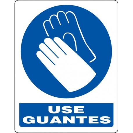 SEÃAL USAR GUANTES OB-09