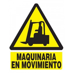 SEÑAL BALIZAMIENTO MAQUINARIA EN MOVIMIENTO PE-35