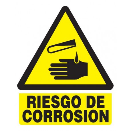 SEÑAL RIESGO DE CORROSIÃN PE-14