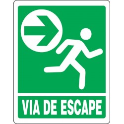 SEÑAL DE VIA ESCAPE DERECHA EM-03