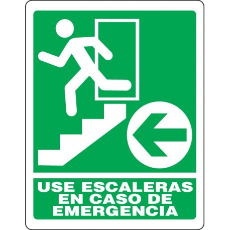 SEÑAL DE ESCALERA DE EMERGENCIA EM-04