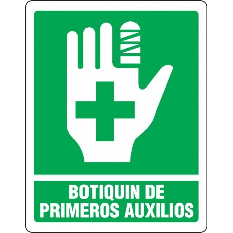 SEÑAL SEGURIDAD BOTIQUIN DE PRIMEROS AUXILIOS EM-01