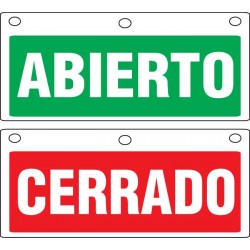 SEÑAL DE ABIERTO - CERRADO IN-20  GRANDE