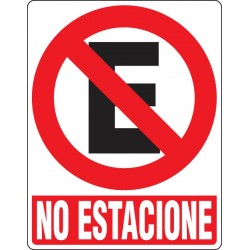 SEÑAL DE NO ESTACIONE PR-02