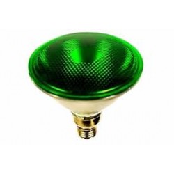 BOMBILLO PAR 38 90 LED 110V VERDE LUMISTAR