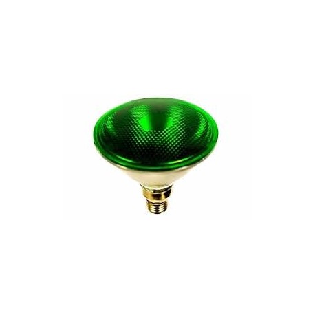 BOMBILLO PAR 38 90 LED 110V VERDE LUMISTAR