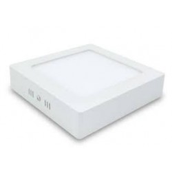 LUMINARIA LED PANEL 18W CUAD. 8" SUP 127-277V LED0603 JIFU LIGHTING