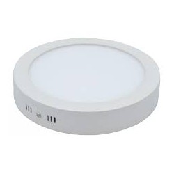 LUMINARIA LED PANEL 24W CIRC. 10" SUP 127-277V LED0207 JIFU LIGHTING