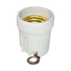SOCATE DE PORCELANA PATICA P/NIPLE JX011B E27 JIFU LIGHTING