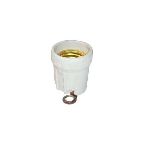 SOCATE DE PORCELANA PATICA P/NIPLE JX011B E27 JIFU LIGHTING