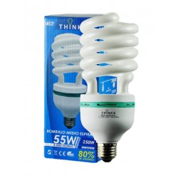 BOMBILLO ESPIRAL 55W T5 E27 110V MARCA THINKS BFE-T5-55W