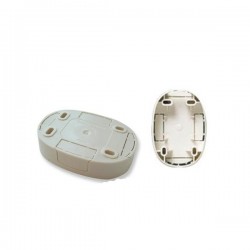 Base para canaleta, 1 módulo Oval. BTICINO P01/1