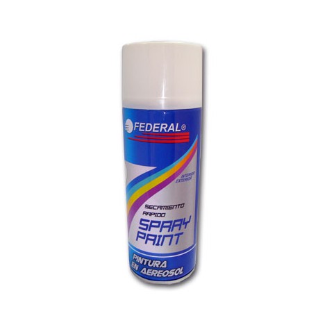 SPRAY 450ML ESMALTE BLANCO MATE MARCA FEDERAL