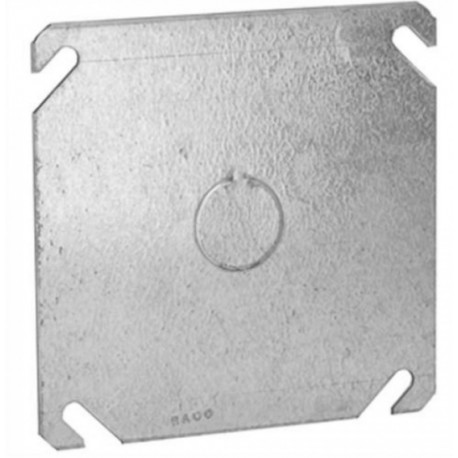 TAPA METALICA CUADRADA CON HUECO
