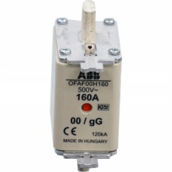 FUSIBLE NH1 160 AMP 500V ABB OFAF00H160