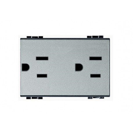 TOMA DOBLE 2P+T 3MOD LIGHT TECH NT4188S BTICINO