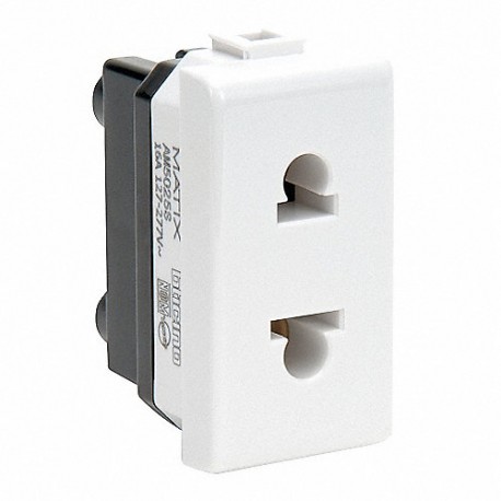 Toma euroamericana 2P 1 modulo MATIX BTICINO AM5025S