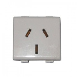 Tomacorriente 2P + N 20 a 2 MODULOS BTICINO AM5403S