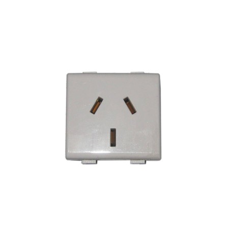 Tomacorriente 2P + N 20 a 2 MODULOS BTICINO AM5403S