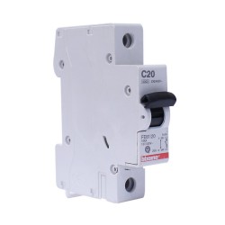 Interruptor termomagnetico BTDIN 60 Residencial  1 POLO 20 AMP  BTICINO FE81/20