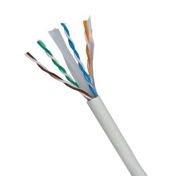 Cable UTP/PVC, Cat. 6, color gris. Bobina BTICINO