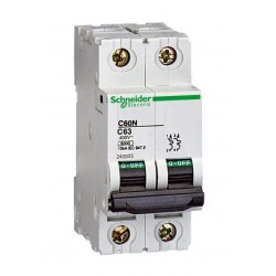24335 INTERRUPTOR TERMOMAGNETICO MULTI 9 C60N 2P 6A SCHNEIDER 24335