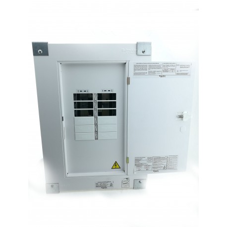 TABLERO DE 12 CIRCUITOS SCHNEIDER CON PUERTA SCHNEIDER HOMV112L125-E 611051
