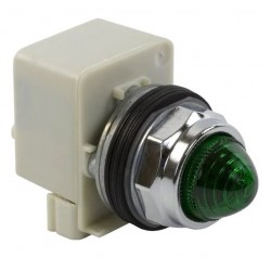 9001KP38G9 PILOTO LUMINOSO 30MM ALIMENTACION DIRECTA HASTA 220V VERDE SCHNEIDER (XB2MV103)
