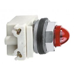 9001KP38R9 PILOTO LUMINOSO 30MM ALIMENTACION DIRECTA HASTA 220V ROJO SCHNEIDER (XB2MV104)