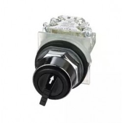 9001KS43BH13 (XB2MD31) SELECTOR NO LUMINOSOS 30MM MANETA CORTA,  POSIC FIJAS NEGRO SCHNEIDER