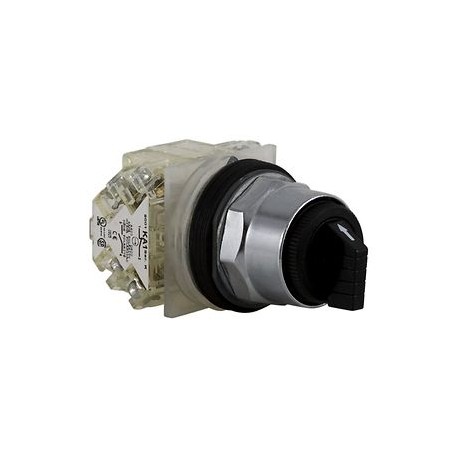 9001KS43BH2 (XB2MD32) SELECTOR NO LUMINOSOS 30MM MANETA CORTA, 3 POSIC FIJAS SCHNEIDER